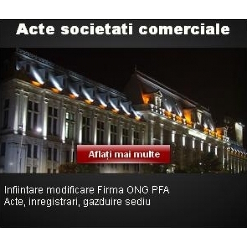 Infiintare firma