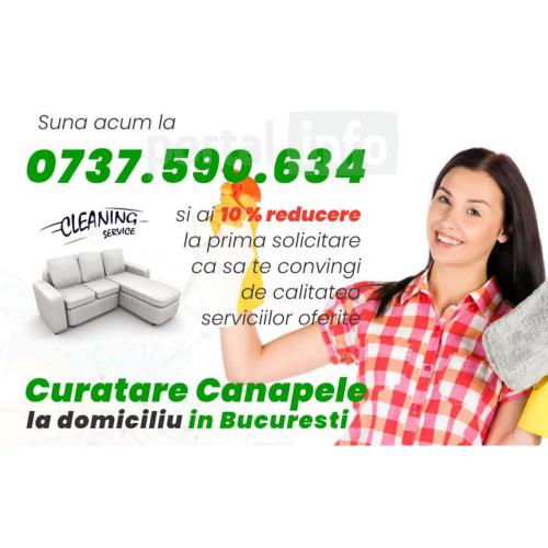 Curatare canapele in Bucuresti