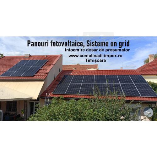 Panouri fotovoltaice sisteme on grid Timisoara